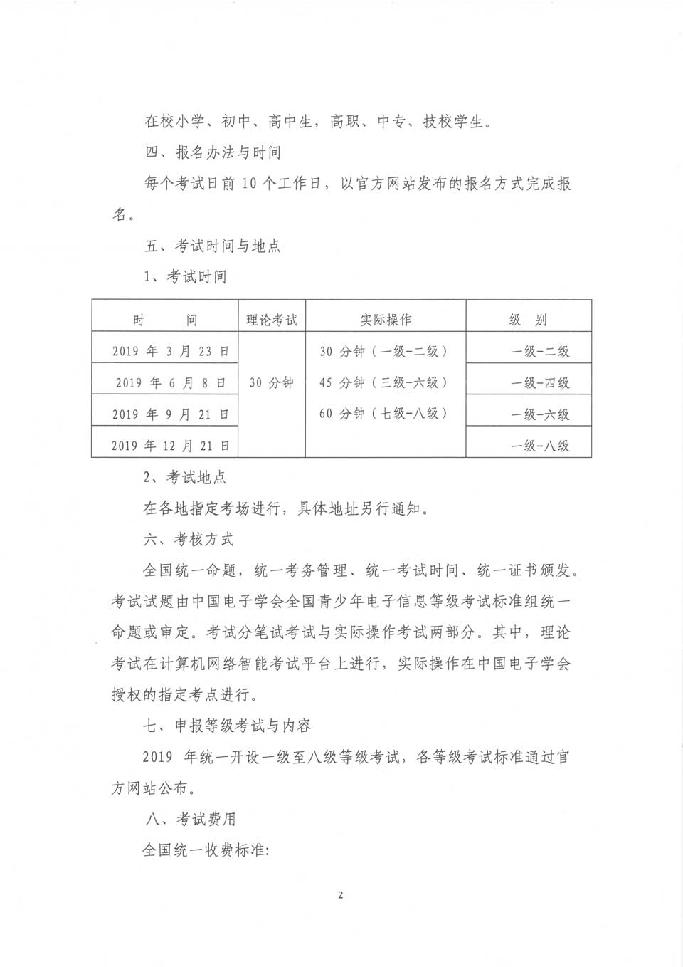 全國青少(shǎo)年電(diàn)子信息等級考試